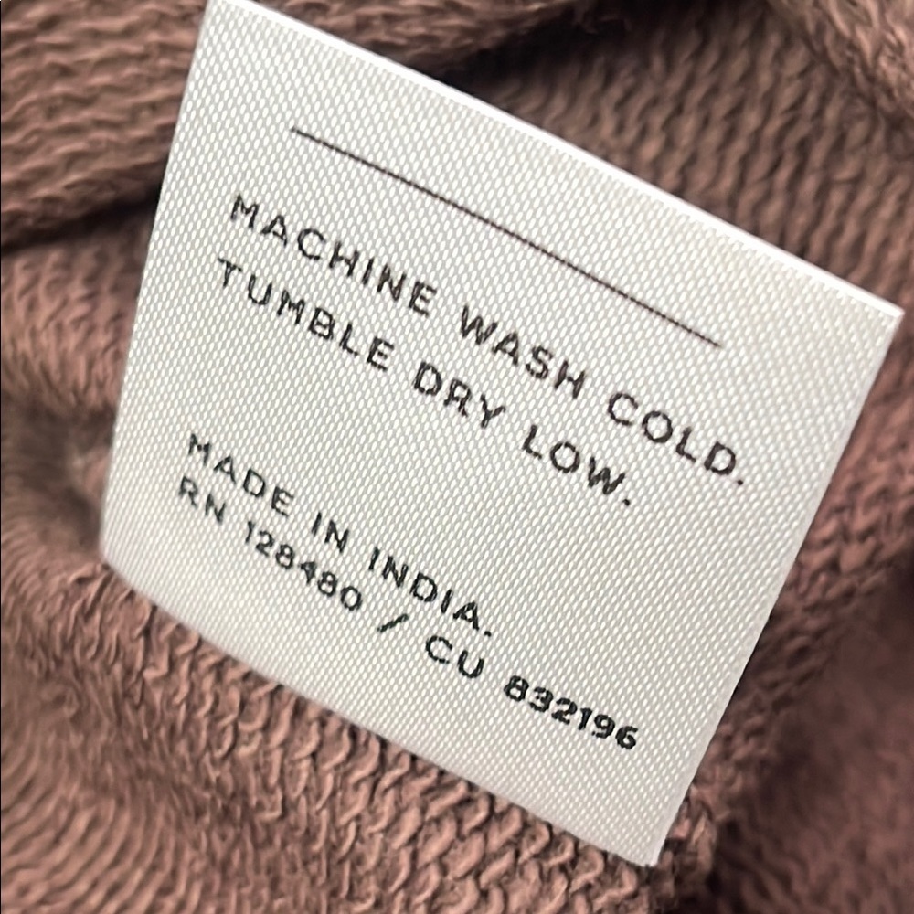 NEW Pact S 100% Organic Cotton Women Brown Carob Downtime Crew Neck Sweater - Picture 8 of 10